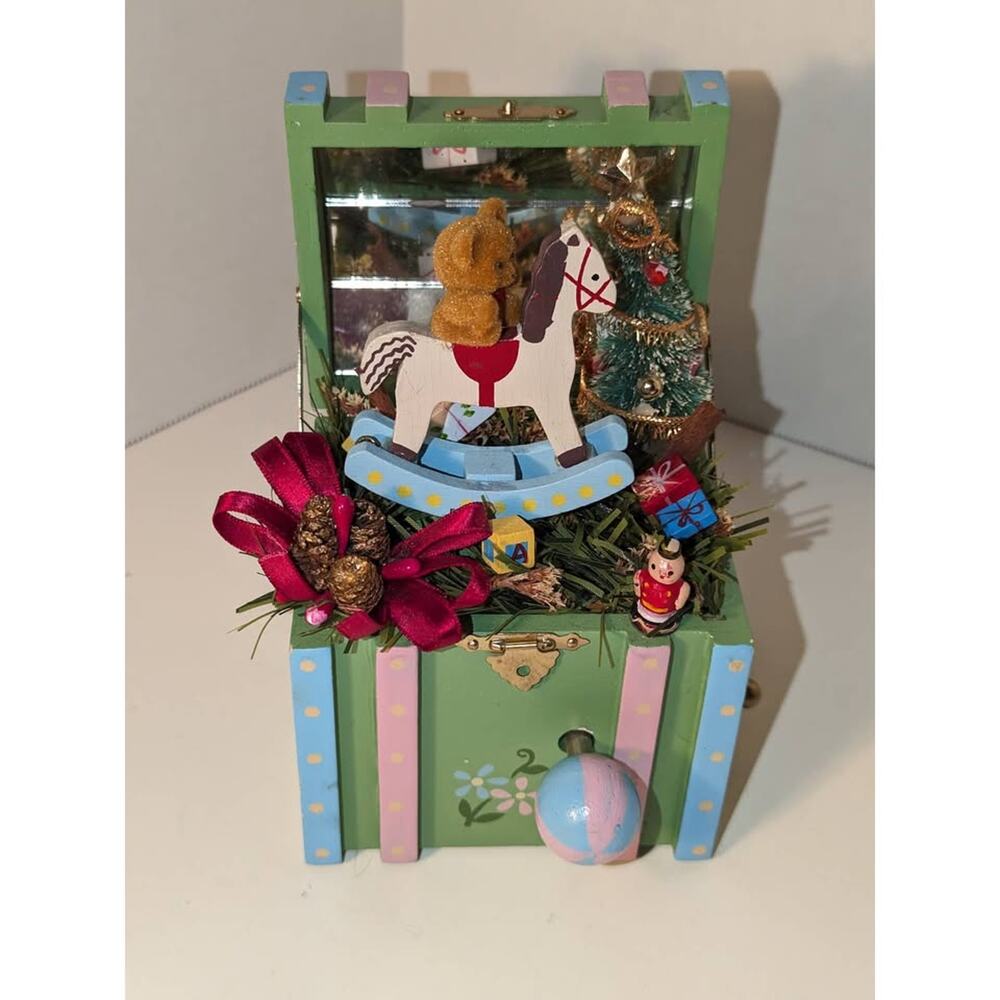 Enesco 1988 TOY LAND Action Musical Box Vintage works